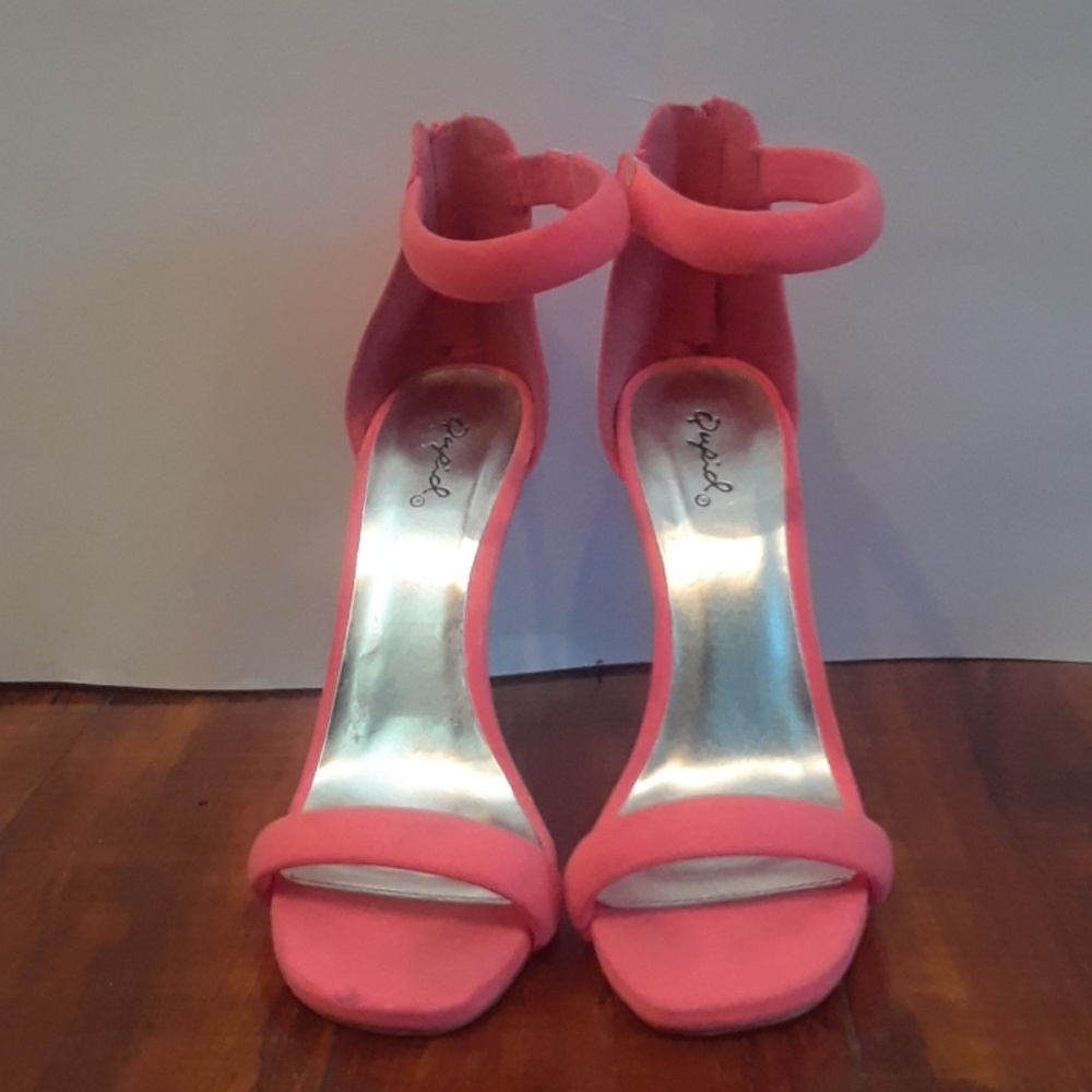 Neon Pink High Heels